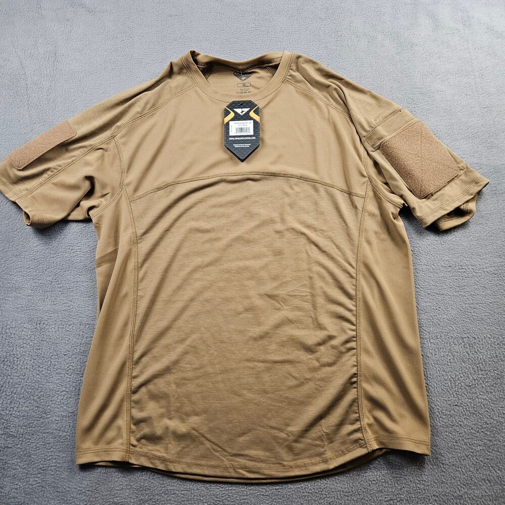 Condor Trident Battle Top Shirt Mens XL Brown Tan Short Sleeve